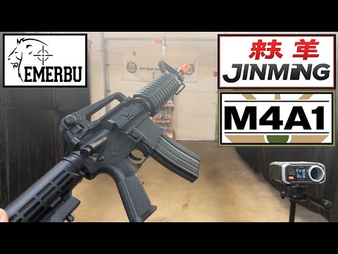 DEMO - NEW! APRIL 2025! - EMERBU TOYS - Jinming JM (TOY!) M4a1 Gel Ball Blaster Upgraded