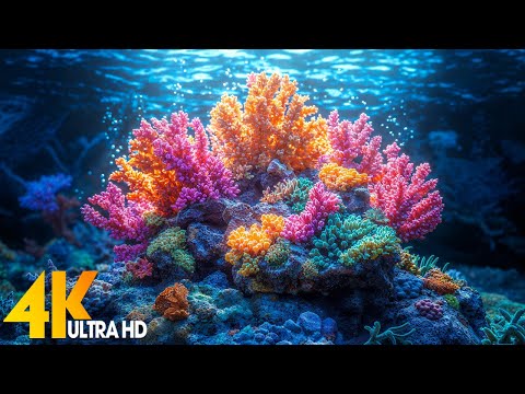 Music of Underwater Wonders + Relaxing Music - The Best 4K Sea Animals for Relaxation