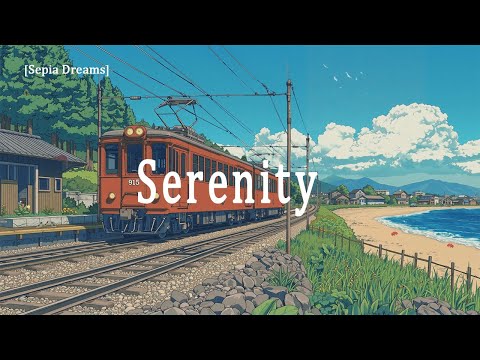 Serenity: the rhythm of ocean and rails | a playlist for peaceful reflections by the sea