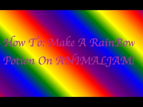 How To Tutorial: How To Make A Rainbow Potion/Bottle On AJ!