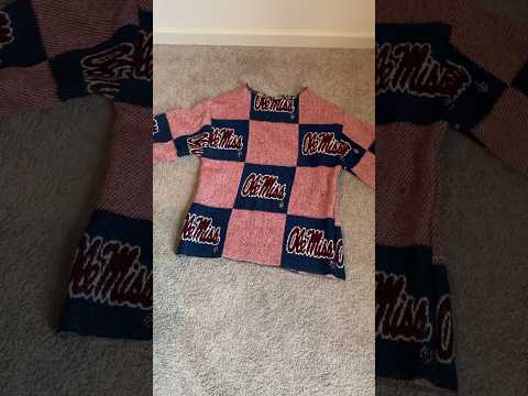 Ole miss tapestry sweater #fashiondesigner #custommade #olemiss
