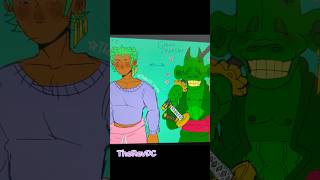 One Piece x Ratboy Genius Clothing Swap #crossover #crack #onepiece #animecrossover