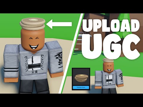 How to Upload PUBLIC UGC Items on Roblox