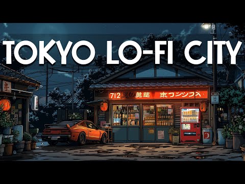 A Moody Night in Tokyo 🔥Tokyo Lofi City 🌃 Lo fi Beats To Sleep, Relax  [lofi hiphop mix]