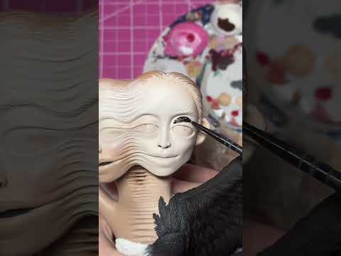 sculpture of nina in black swan