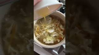 또 해장을 해야하는 남편을 위한 계란 만둣국 만들기. 솔직히 너무 맛있었다….