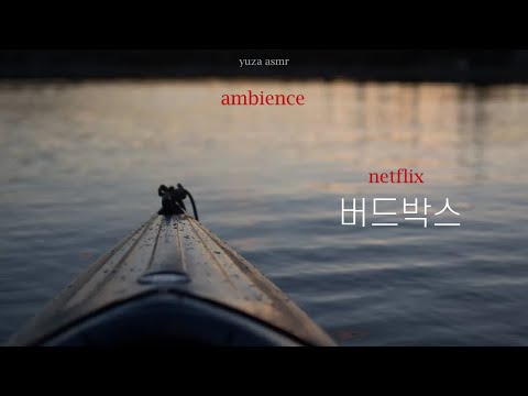 ASMR 넷플릭스 버드박스 강 위에서 한시간 • 손에 땀 쥐고 공부하기, 물소리, 새소리 I Netflix Birdbox asmr