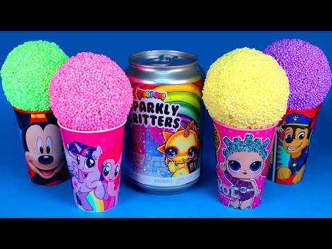 Play Foam Candy Cups Surprise Poopsie Slime Paw Patrol My Little Pony Mickey Mouse Kinder Eggs