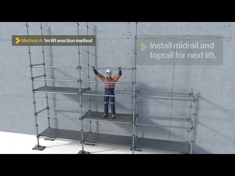 Scaffolding safety | Prevent injuries when erecting and dismantling scaffolds