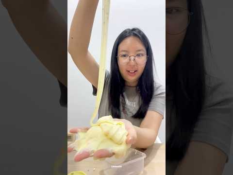 PERDANA DIY BIKIN SLIME ORIGINAL🤩💛 #slime #slimeasmr #diy #diyslime #hellomelle #shorts