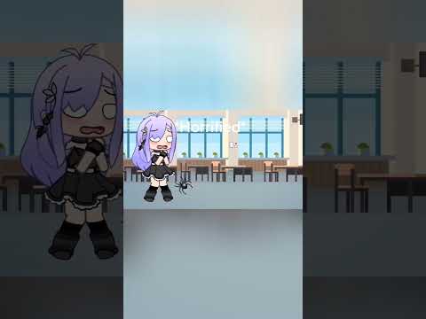 #gacha | a spider entered my class