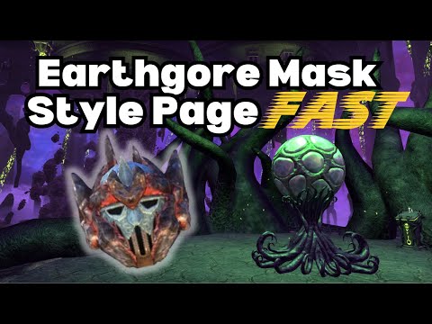 Fast and Easy Earthgore Mask Style Page! Infinite Archive Vendor April 9th