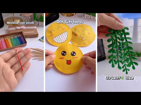 Paper Craft || Easy to make || how to make || miniature craft || School project #muktaartandcraft