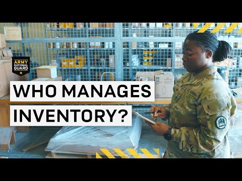 Who manages inventory in the Guard?