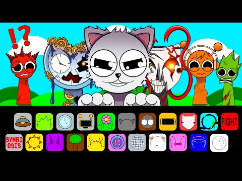 NEW Incredibox Sprunki comparison Battle MOD | New SPRUNKI OC vs SYMBIOSIS! (PHASES SPRUNKIES)