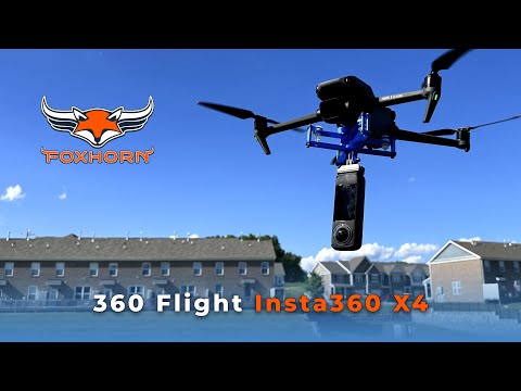 Flight of the Insta360 X4 - 360