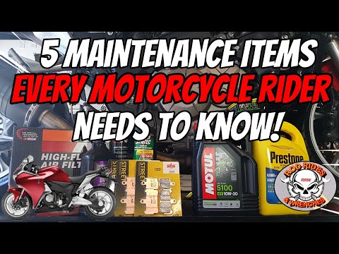 5 Maintenance Items Every Motorcycle Rider Needs to Know - Maintenance VFR1200F