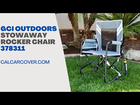 GCI Stowaway Rocking Chair Compact Portable Rocker Chair 378311 at California Car Cover