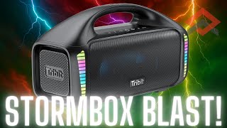 Tribit StormBox Blast: 90W Power, RGB Lighting, and 30H Battery Life for Your Party 🥳
