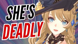BIG & DEADLY DAMAGE! C0 Navia 4★ Weapon Showcase (Genshin Impact)
