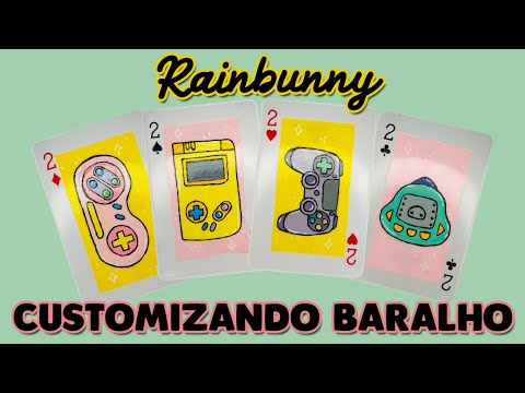 CUSTOMIZANDO BARALHO #4 | Rainbunny