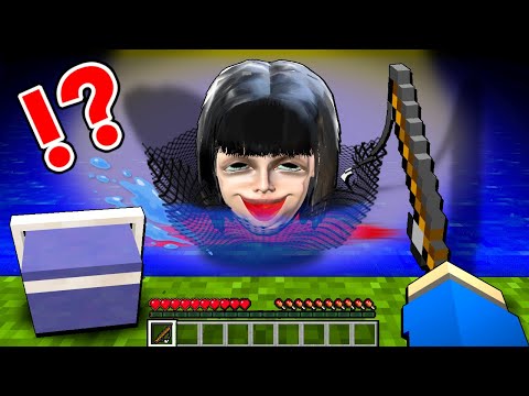 呪われた海で釣りをした結果…⁉️🎣恐怖の幽霊に遭遇するマインクラフト😱【マイクラ】ぽっぴんず
