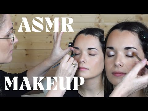 ASMR Makeup Artist does Angelic, Ethereal frosty Makeup 💤💄(no talk sleep & relaxation)