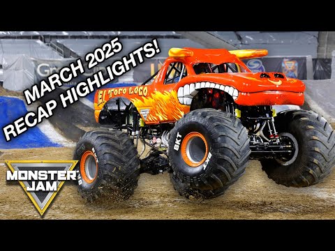 March 2025 Recap | Top Freestyles & Racing Wins | Monster Jam