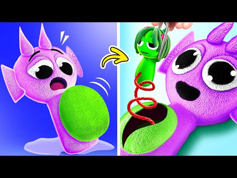 DURPIE IS PREGNANT! 👶🚑 Amazing DIY SPRUNKI Paper Crafts & Fun Baby Reveal!