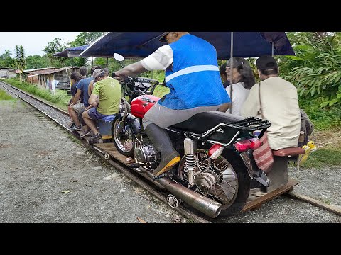 A Day in Life of Colombian Riding The Cheapest Train of Colombia