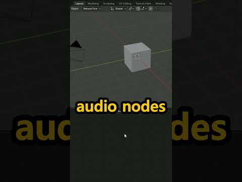 SECRET Audio Nodes in Blender 💀