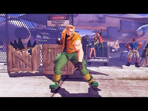 SFV: Nash Cannon Spike costume showcase All colors + some matches