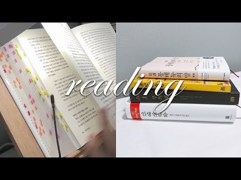 책추천 독서브이로그 ㅣ 벽돌책 뿌셔뿌셔 (인생 연금술, 몽테뉴의 말, 조선 미술관, 부의 해답)