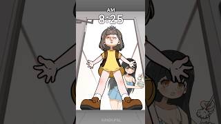 울고 싶은 신이 내린 지각 하라는 날 | Queen never cry meme | #nandupal #animation #anime #shorts