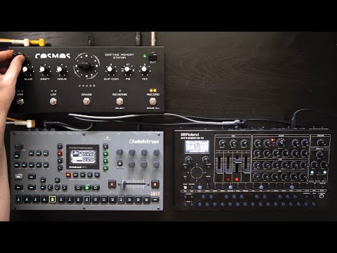 Ambient jam with Elektron Octatrack, Roland SH-4D, and Soma Cosmos