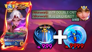 HANABI USERS, TRY THIS NEW BROKEN DOUBLE CRITICAL DAMAGE BUILD!🔥 HANABI BEST BUILD 2024 (MUST TRY)