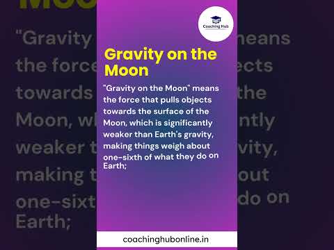 Gravity on the Moon! #coachinghub #science #education #gravity