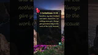 Stand Firm in the Lord | 1 Corinthians 15:58 #faithhabits #standfirm #standfirminfaith