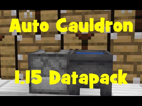 Auto Cauldron | Tiny Packs | Minecraft 1.15 Datapack