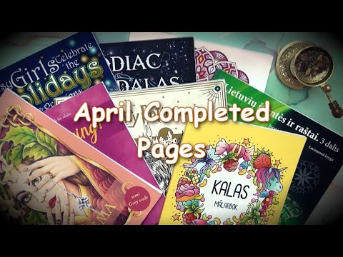 April Completed Pages