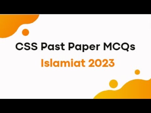 CSS 2023 Islamiat Solved MCQs Past Paper | Simplify Exams