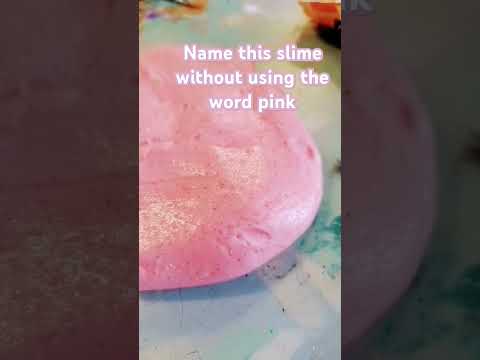 Name this slime #slime#trendingshorts #viralshort #trend #pink