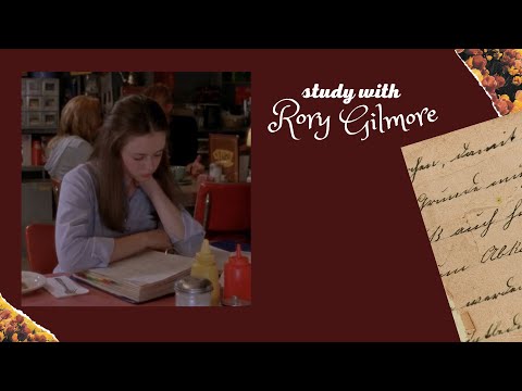 night studying with Rory Gilmore/ focusing songs for hard work
