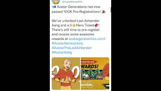 Avatar Generations 100k registrations!!! #avatarthelastairbender #fyp #kyoshi #avatar #videogames