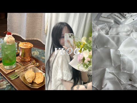 [VLOG] 33-34주차 임산부 브이로그! 막달검사, 영주 맛집 추천, 임산부 단백질 쉐이크, 01년생 신혼부부, 아기 손수건 빨래, 엄마랑 데이트!♡