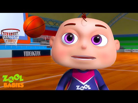 Zool Babies Playing Basket Ball Episode And More | Zool Babies Series | Cartoon Animation For Kids