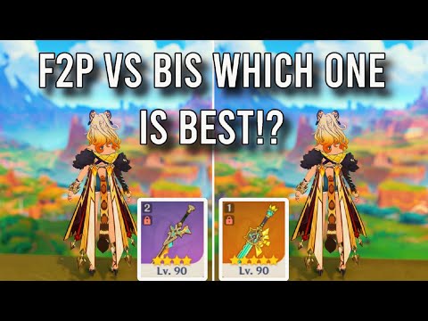Best Weapon For Xilonen !? F2P vs Signature Comparison !! - [Genshin Impact]