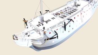 How an 18th Century Sailing Warship Works (HMS Victory)