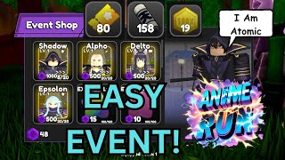 How To AFK Shadow Garden Event! | Anime Run Kingdom