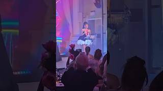 Halle Bailey accepting the Gen Z Game Changer Award at the Glamour #Womanoftheyear Awards 2023. #ddg